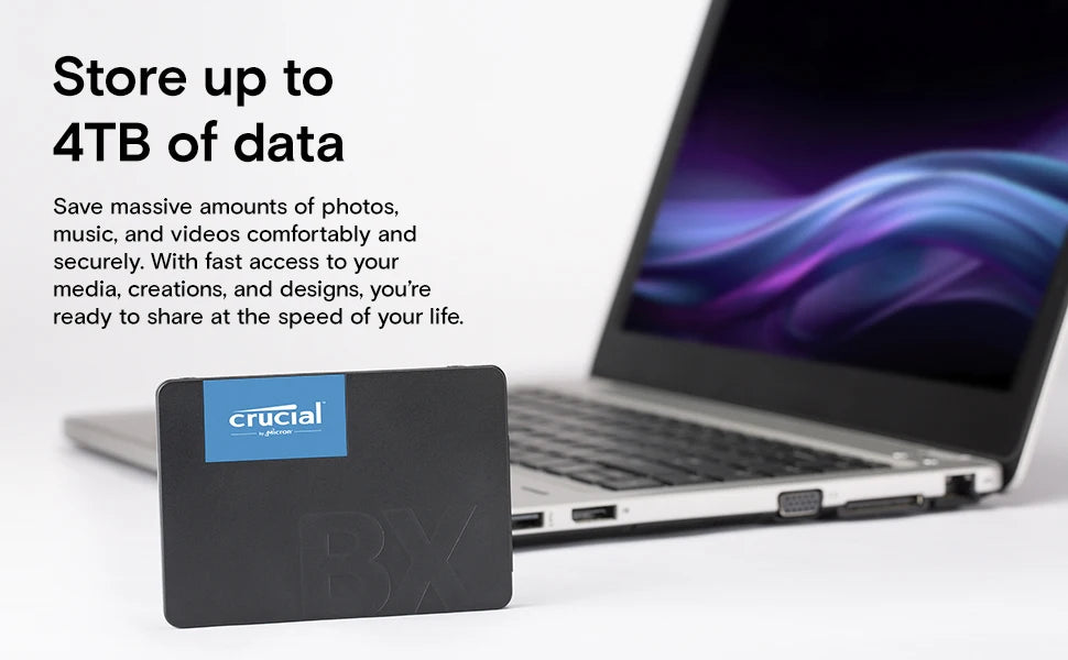 Crucial BX500 1TB 3D NAND SATA 2.5 Inch Internal SSD