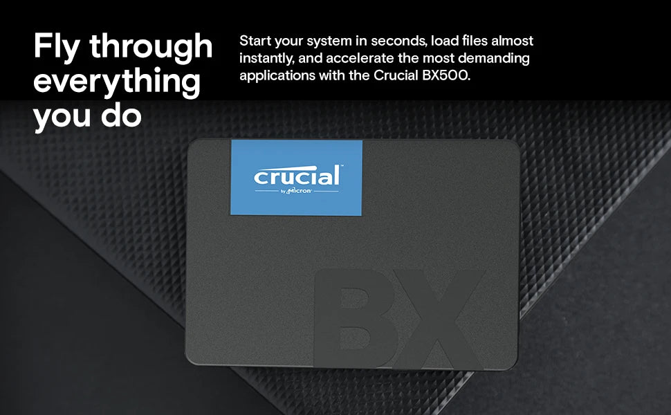 Crucial BX500 1TB 3D NAND SATA 2.5 Inch Internal SSD