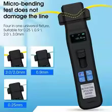 AUA-C605 Multifunctional Optical Fibre Identifier Black