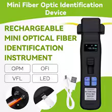 AUA-C605 Multifunctional Optical Fibre Identifier Black